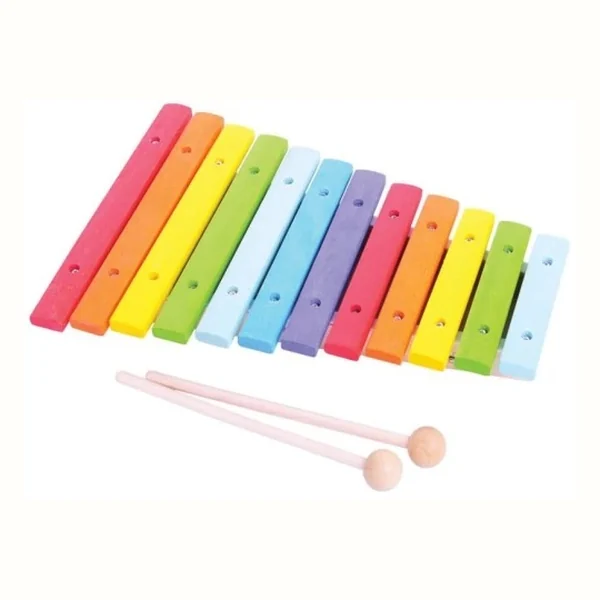 Bigjigs Drewniane cymbałki (ksylofon)