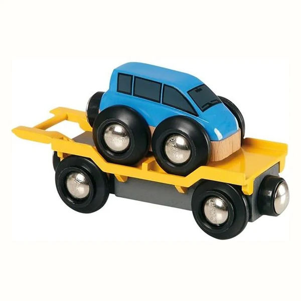 BRIO World Wagon-laweta z autem (33577)