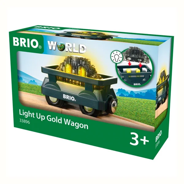 BRIO World Świecący wagon ze złotem (33896)