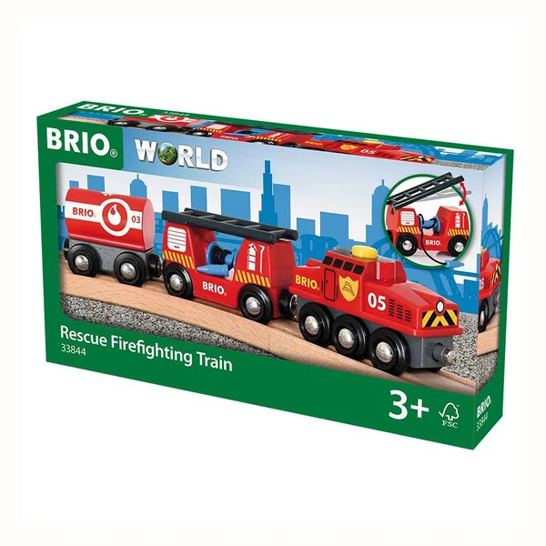 BRIO World Pociąg straży pożarnej (33844)