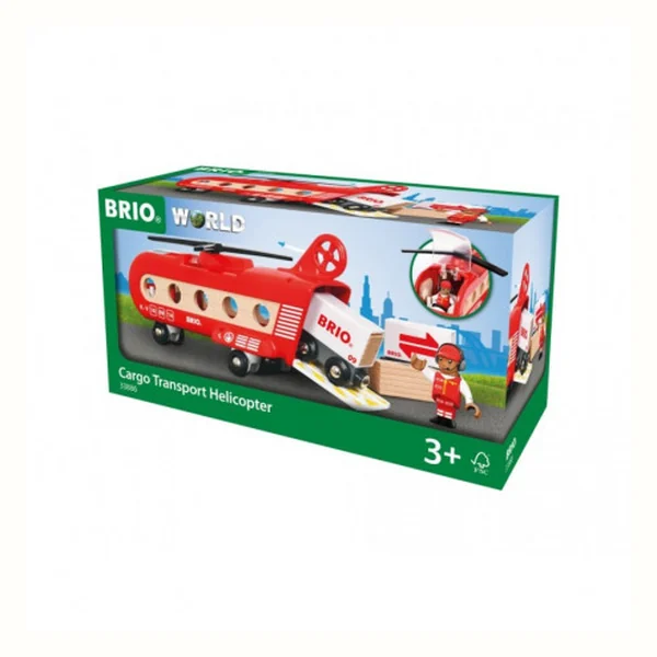 BRIO World Helikopter Transportowy CARGO 33886