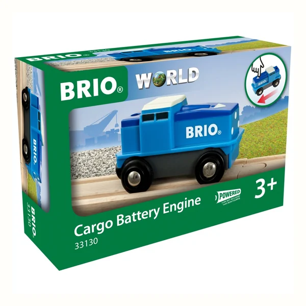BRIO World Lokomotywa Cargo na Baterie