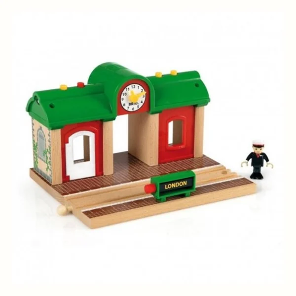 BRIO World Stacja Kolejowa z Nagrywarką kolejka