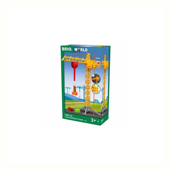 BRIO World Podświetlany dźwig budowlany (33835)