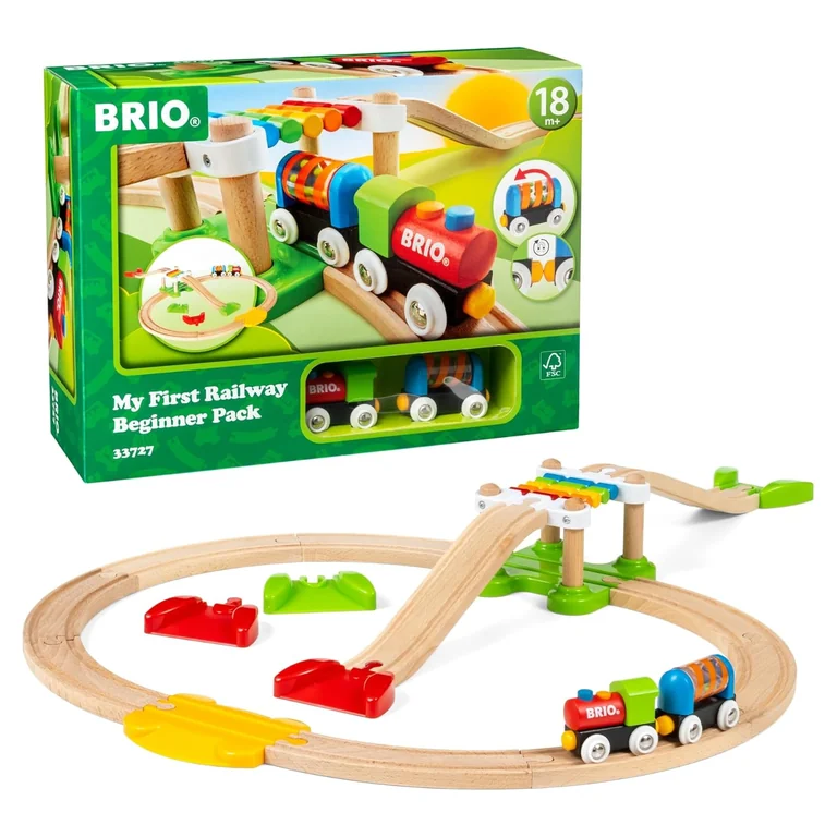 BRIO My First Railway — starter kolejki drewnianej