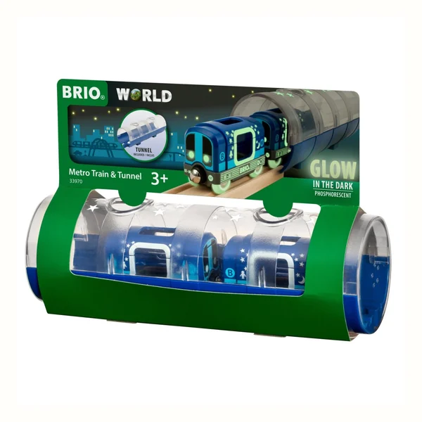 BRIO World Metro świecące w ciemności z tunelem (33970)