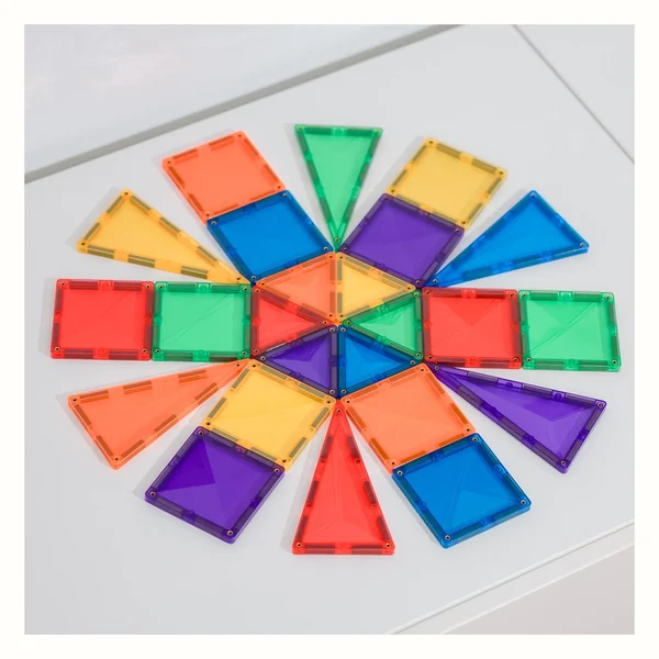 Klocki magnetyczne Connetix Rainbow Mini Pack, 24 elementy