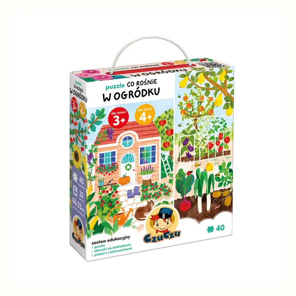 CzuCzu Puzzle Co rośnie w ogródku (40 elementów) 3+
