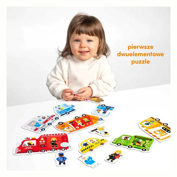 CzuCzu Puzzle do pary Auta 18m+