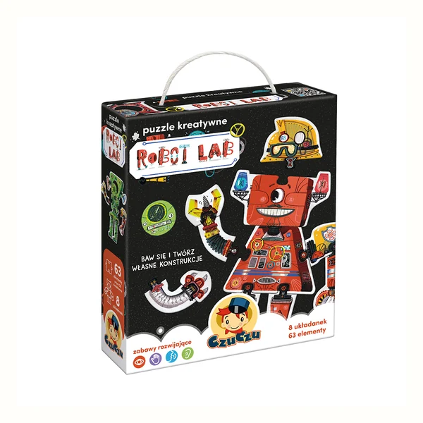 CzuCzu Puzzle kreatywne Robot Lab 3+
