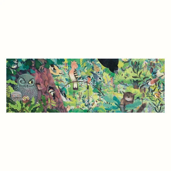 Djeco Puzzle Gallery Sowy i ptaki, 1000 elementów