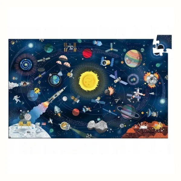 Djeco Puzzle obserwacyjne Kosmos, 200 elementów