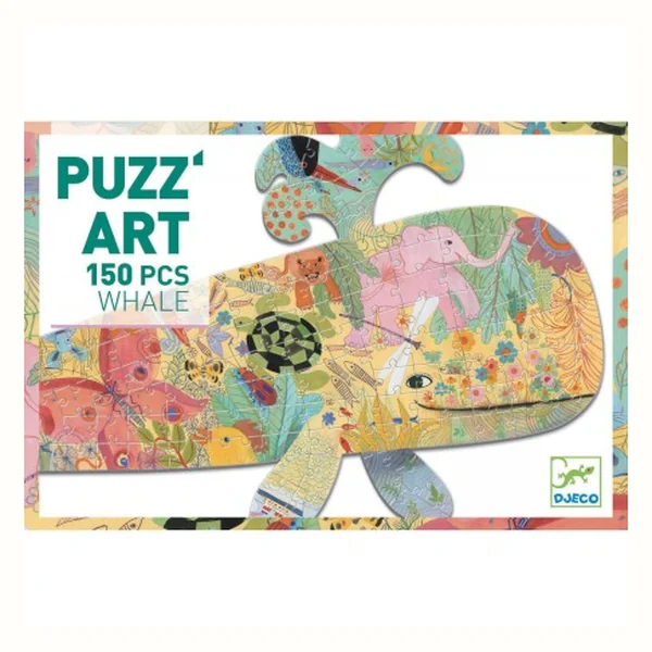 Djeco Puzz'Art Wieloryb - puzzle artystyczne 150 elementów