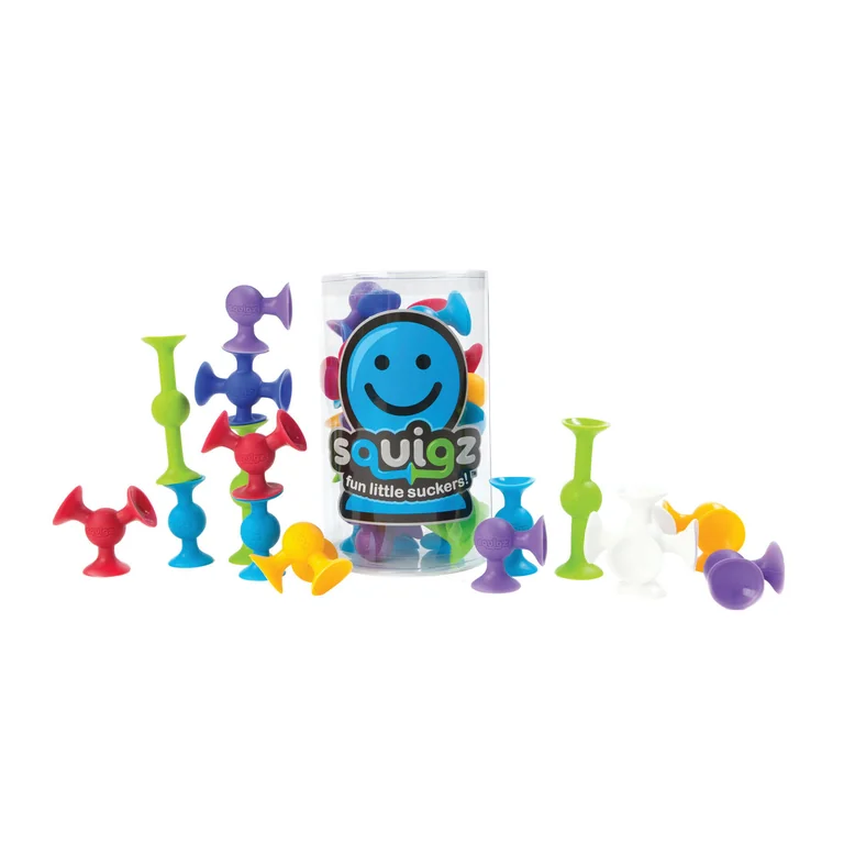 Fat Brain Toys Squigz Zestaw Startowy — 24 przyssawki