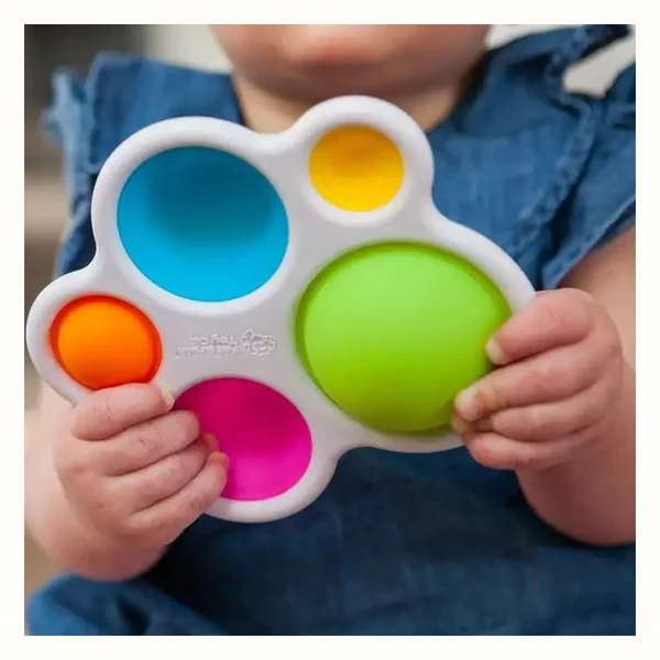 Bąbelki Dimpl, zabawka sensoryczna, Fat Brain Toys