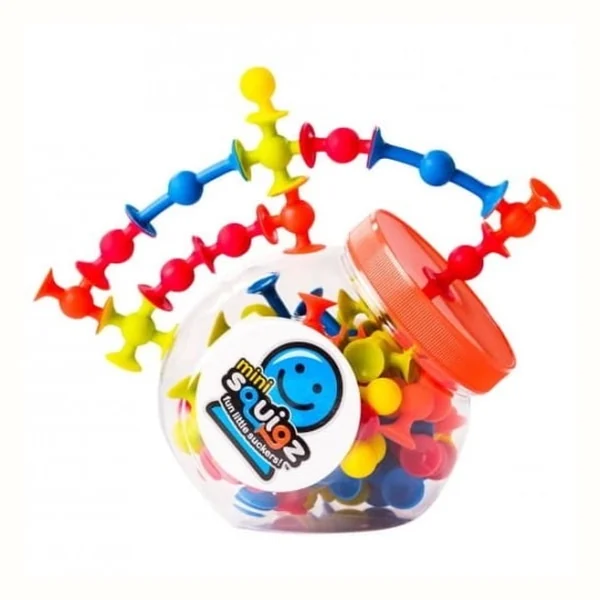 Fat Brain Przyssawki Squigz Mini Klocki 75 el