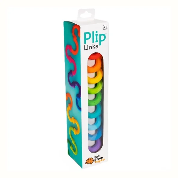 Plip Links, silikonowe łączniki, 20 elementów, Fat Brain Toys