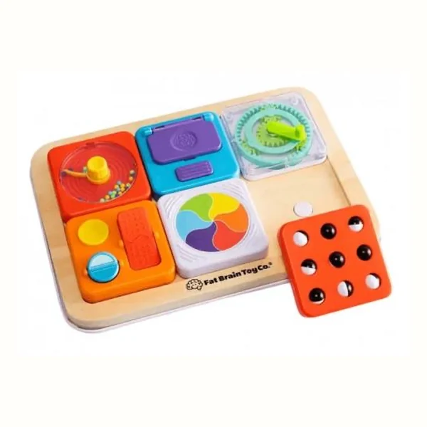 TABLICA MODUŁOWA AKTYWNOŚCI MONTESSORI PLAY TAB FAT BRAIN TOY MANIPULACYJNA