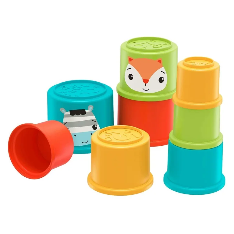 Fisher-Price Kubeczki Królewskie do Układania — zestaw 10 el.