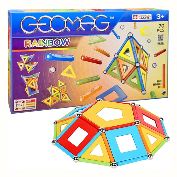Geomag Rainbow Panels, 70 elementów