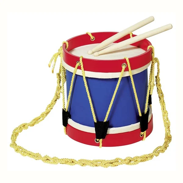 Goki Bęben z drewna Instrument ze sznurkiem