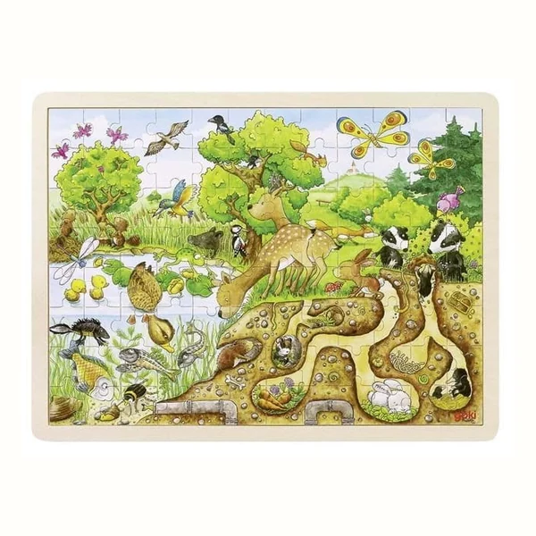 GOKI Puzzle odkrywanie natury 96 el.