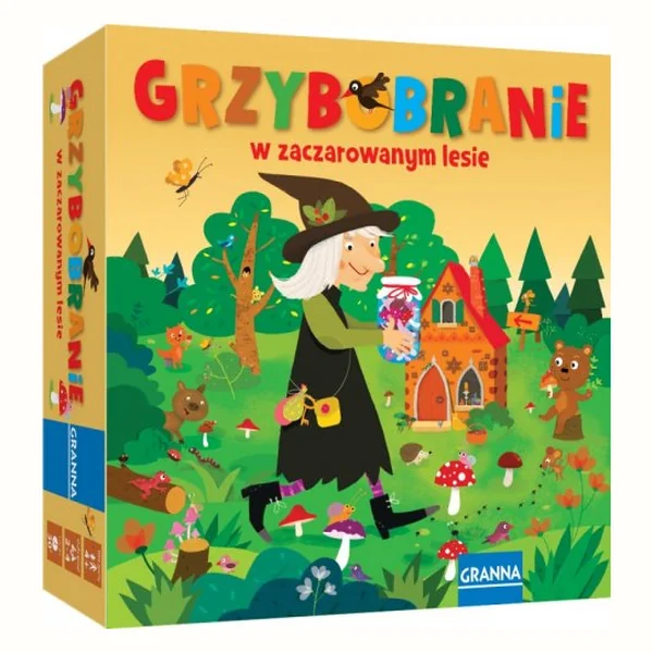 GRA PLANSZOWA GRZYBOBRANIE W ZACZAROWANYM LESIE GRANNA