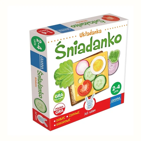 Gra planszowa Już gram Śniadanko Układanka Granna