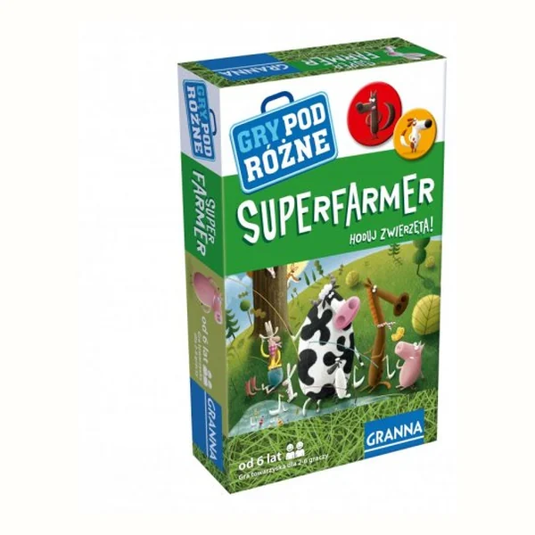 GRANNA Super Farmer wersja turystyczna zwierzęta