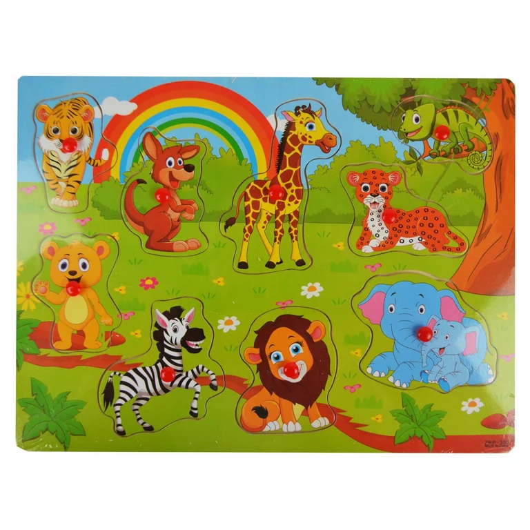 Hape Puzzle z uchwytami Zwierzęta