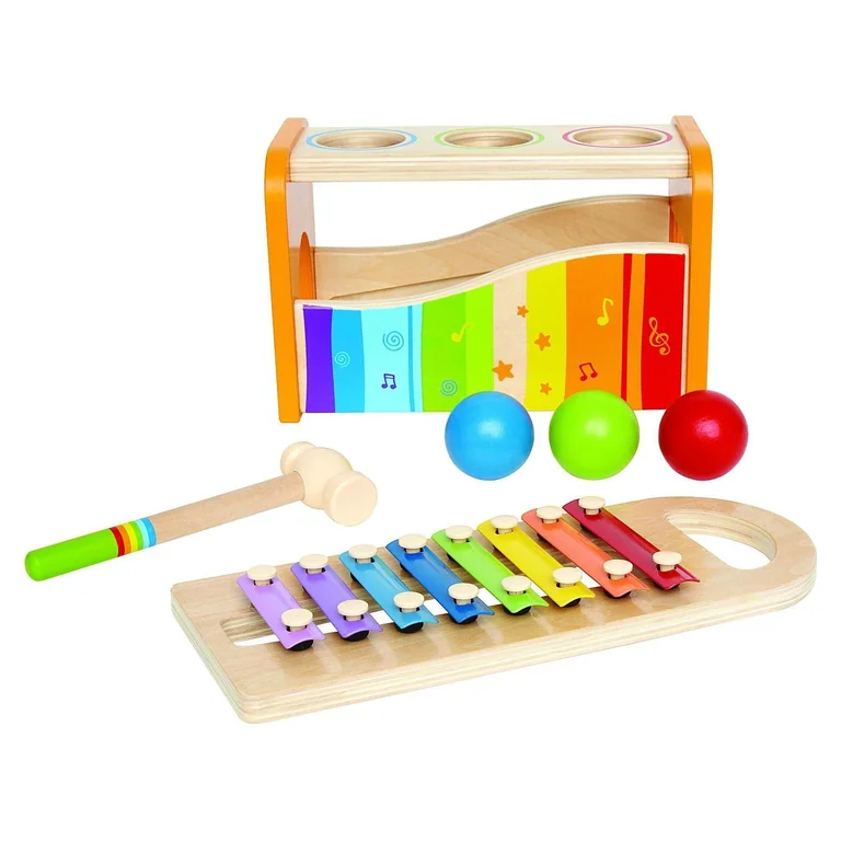 Hape Ksylofon z przybijanką E0305