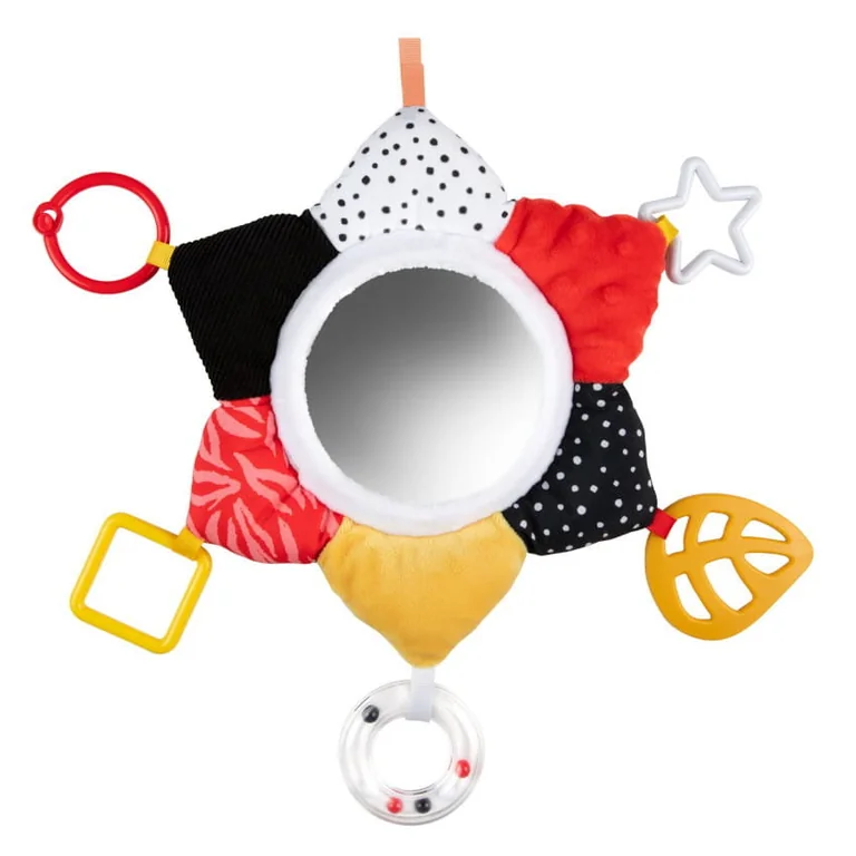 Infantino Lusterko sensoryczne okrągłe z ramką (Miroir Sensoriel)