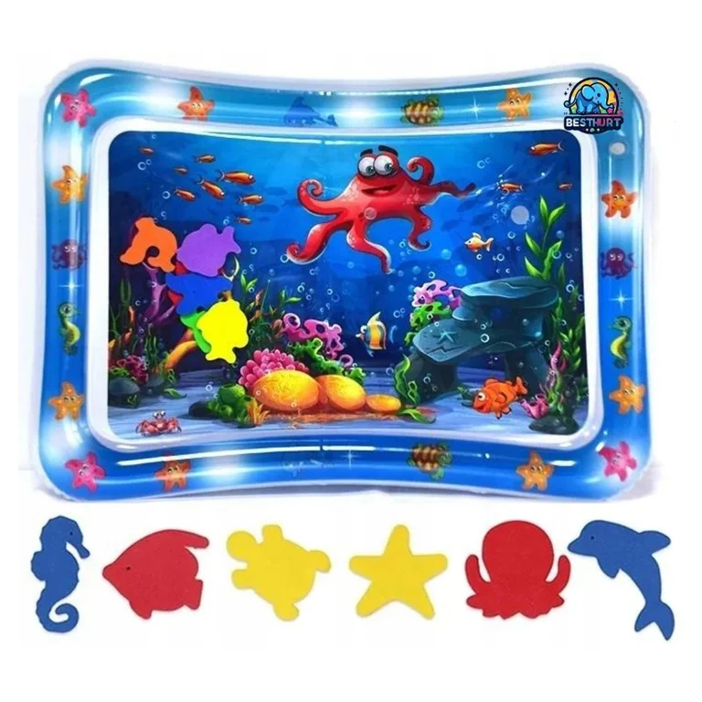 Infantino Mata wodna do tummy time Wodny Swiat