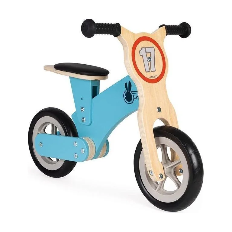 Janod Bikloon Vintage — drewniany rowerek biegowy