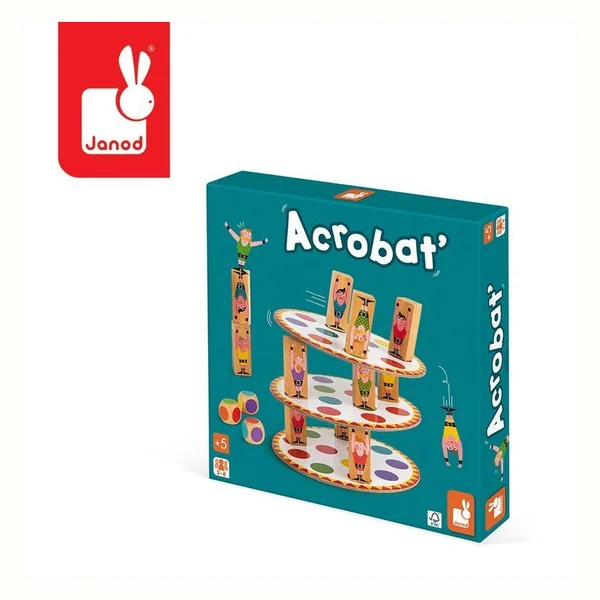 Janod Akrobaci (Acrobat') drewniana gra zręcznościowa