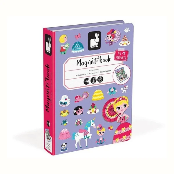Janod Magnetyczna układanka Księżniczki Magnetibook