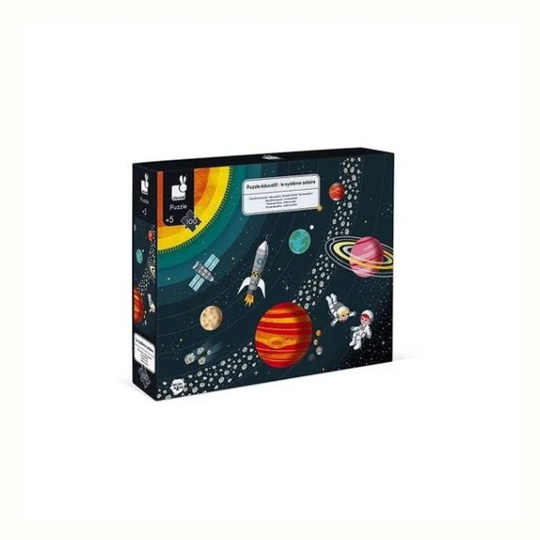 Janod Puzzle edukacyjne Układ słoneczny - 100 elementów