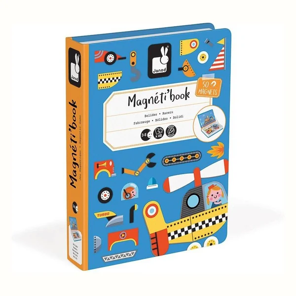 Janod Magnetibook Pojazdy
