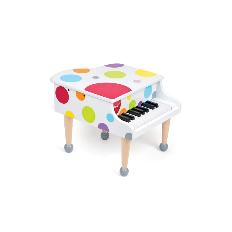 Janod Maxi Piano Konfetti — drewniane pianino podłogowe
