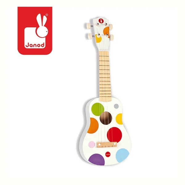 Janod Ukulele drewniane Confetti 3+