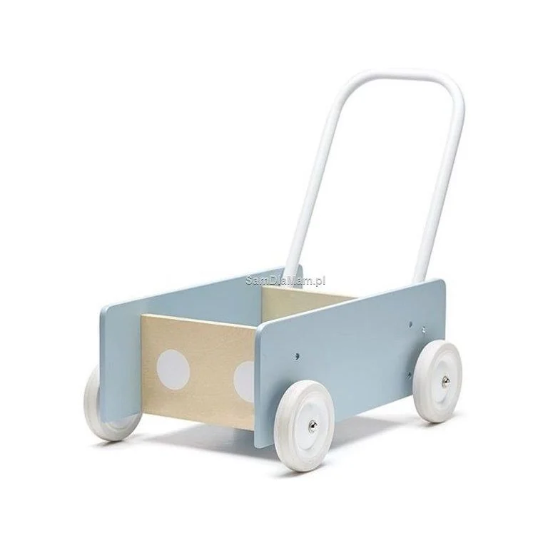 Kid's Concept Drewniany Pchacz Blue Grey