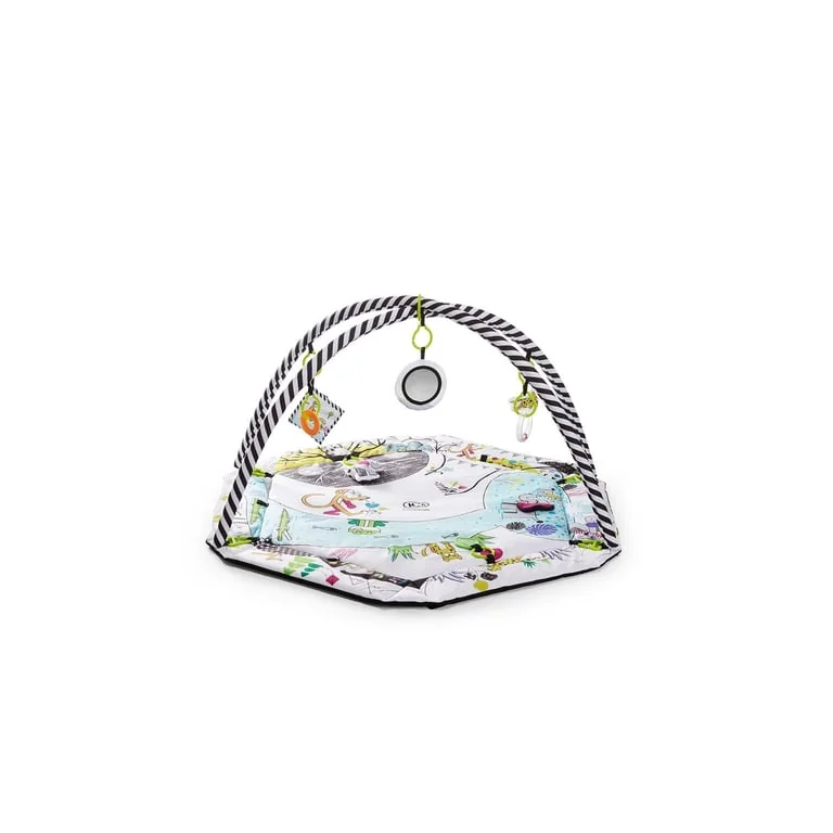 Kinderkraft Mata edukacyjna Rainbow — okrągła