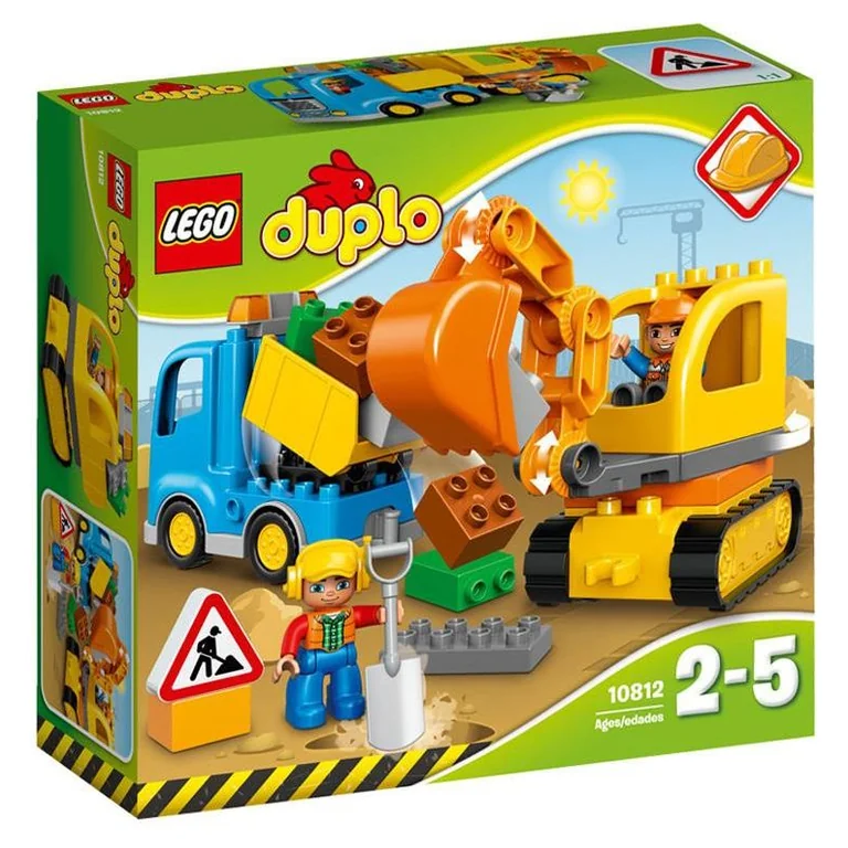 LEGO DUPLO Ciężarówka i koparka gąsienicowa