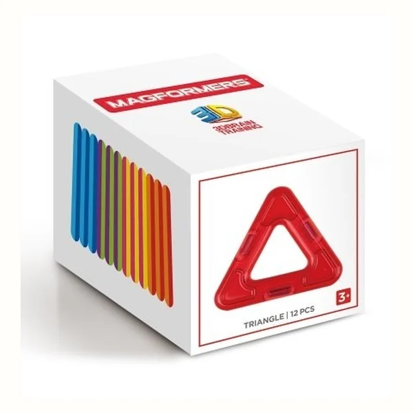 Magformers Trójkąty, klocki magnetyczne, 12 elementów