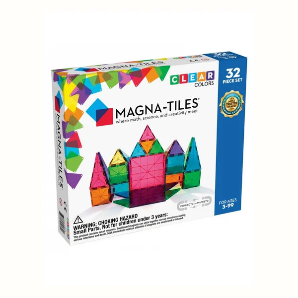 Magna-Tiles klocki magnetyczne Classic Starter 32 elementy