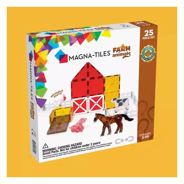 MAGNA-TILES Zestaw magnetyczny Farm 25 części