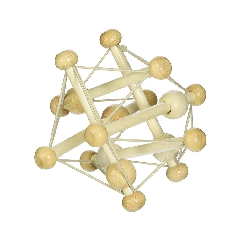 Manhattan Toy Skwish Natural — grzechotka 3D