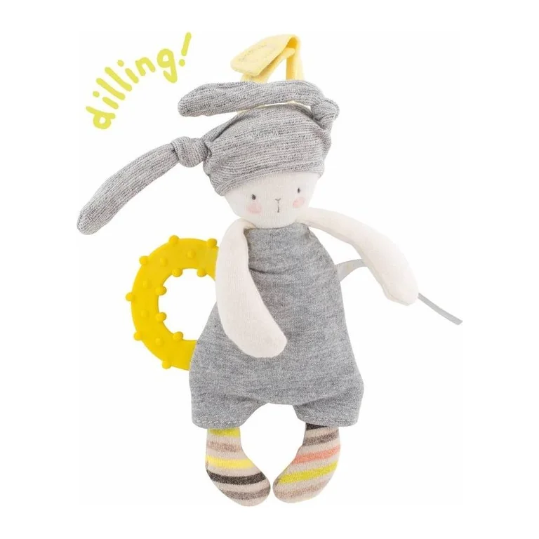 Moulin Roty Miękka grzechotka pluszowa Les Petits Dodos