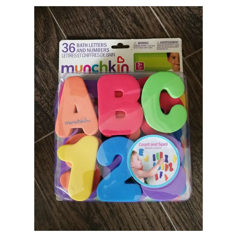 Munchkin Learn Bath Letters and Numbers — 36 szt.
