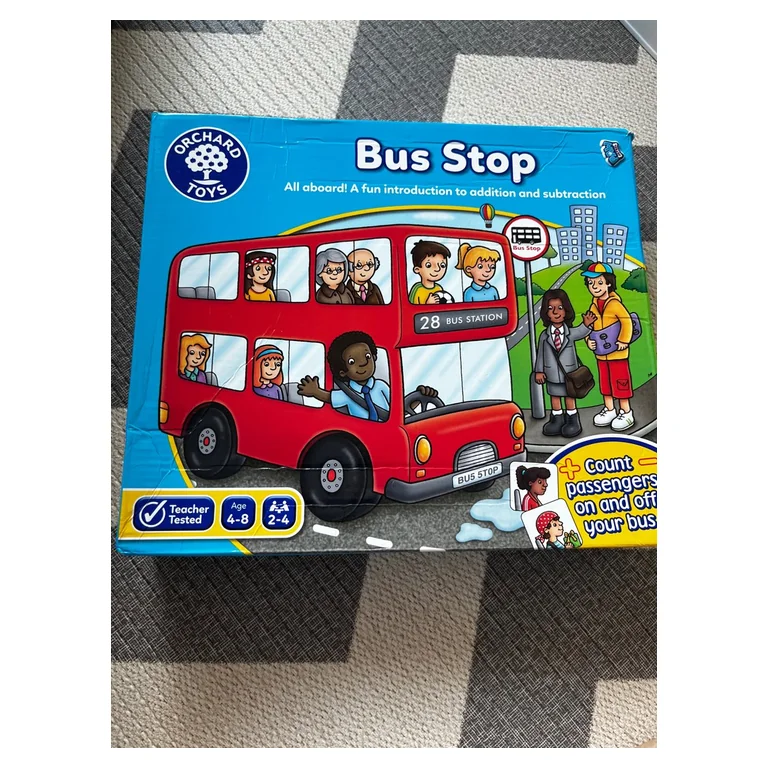 Orchard Toys Bus Stop — gra planszowa z autobusem